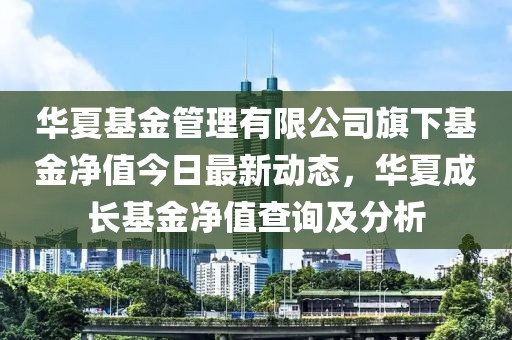 华夏基金管理有限公司旗下基金净值今日最新动态，华夏成长基金净值查询及分析