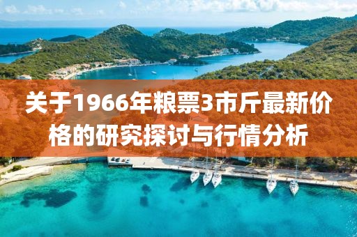 关于1966年粮票3市斤最新价格的研究探讨与行情分析