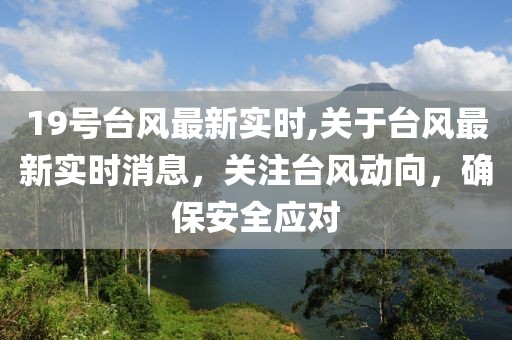 19号台风最新实时,关于台风最新实时消息，关注台风动向，确保安全应对