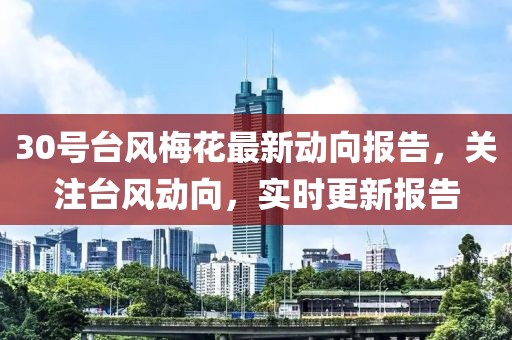 30号台风梅花最新动向报告，关注台风动向，实时更新报告