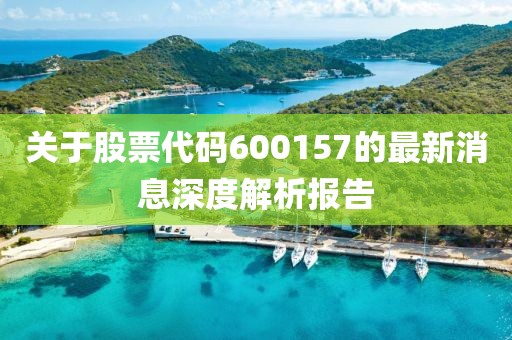 关于股票代码600157的最新消息深度解析报告